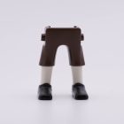 Playmobil Piernas aldeano marrón blanco ¡Despiece! | clickclack.es