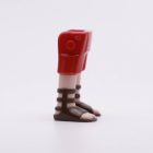 Playmobil Piernas aldeano rojas sandalias marrones ¡Despiece! | clickclack.es