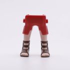 Playmobil Piernas aldeano rojas sandalias marrones ¡Despiece! | clickclack.es