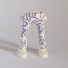Playmobil Piernas blancas dibujos violetas ¡Despiece! | clickclack.es