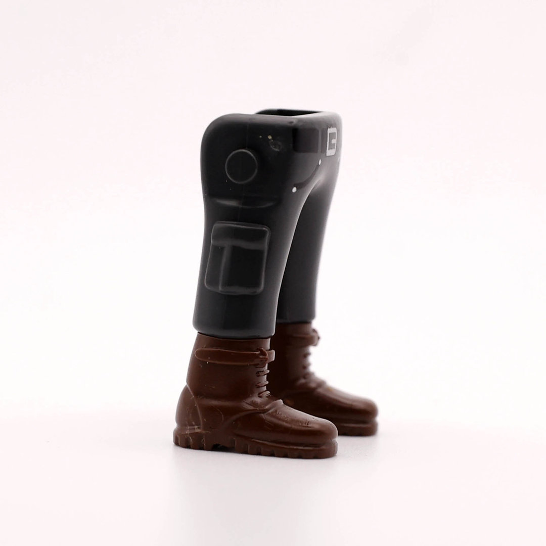 Playmobil Piernas grises bota marrón ¡Despiece! | clickclack.es