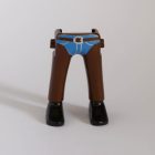 Playmobil Piernas marrones de Vaquero ¡Despiece! | clickclack.es