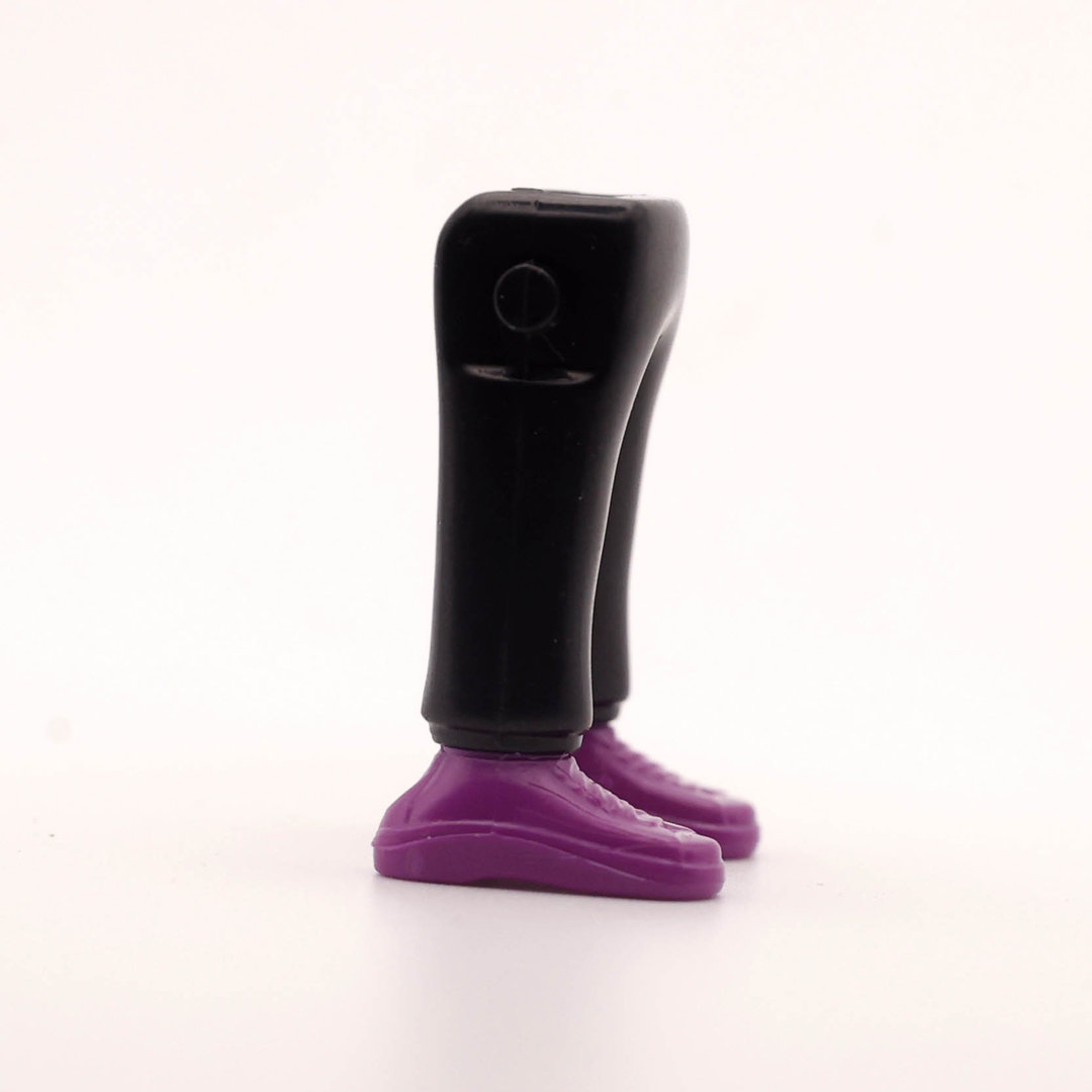 Playmobil Piernas negras zapatilla violeta ¡Despiece! | clickclack.es
