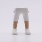 Playmobil Piernas pantalón corto blanco ¡Despiece! | clickclack.es