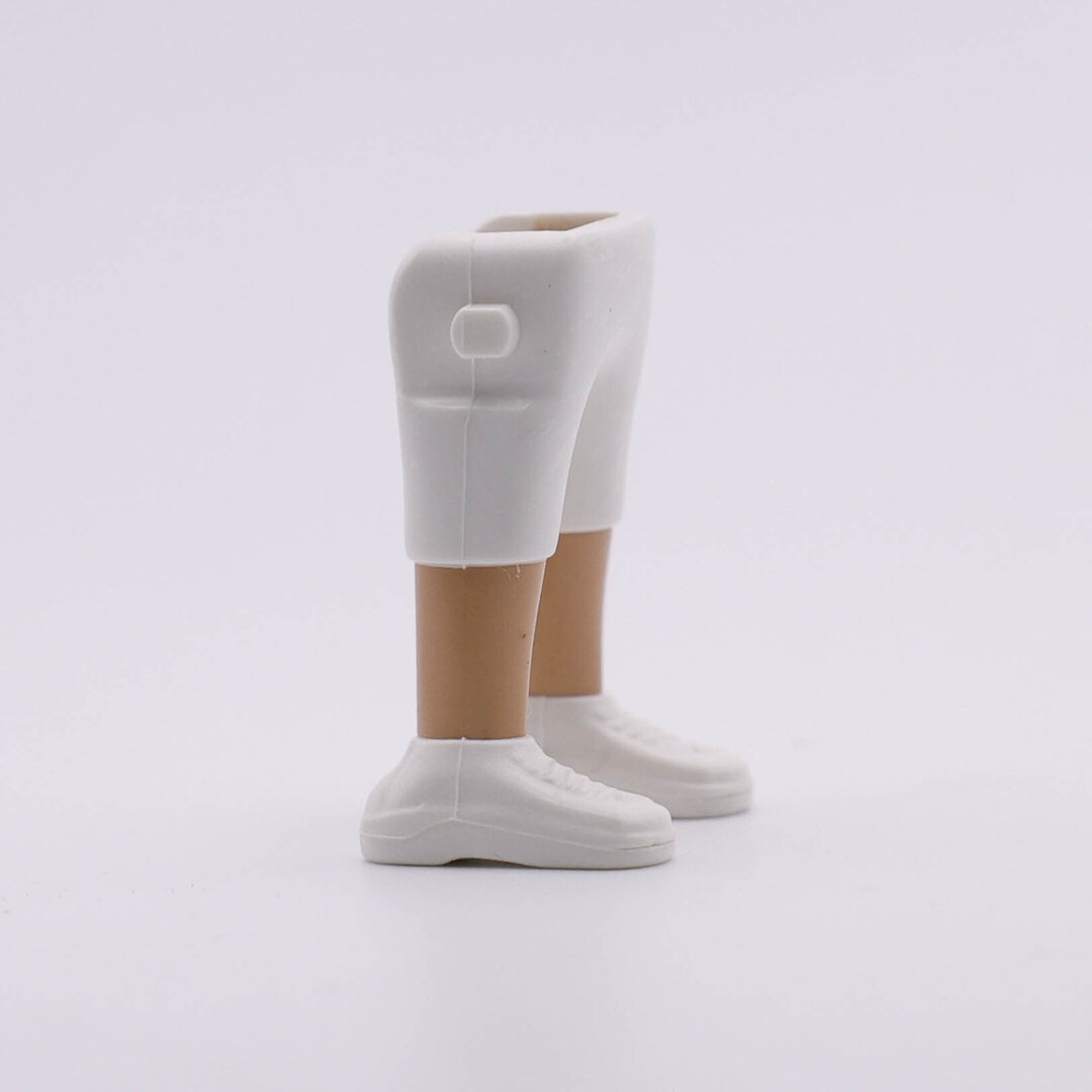 Playmobil Piernas pantalón corto blanco ¡Despiece! | clickclack.es