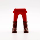 Playmobil Piernas trampero rojo marrón ¡Despiece! | clickclack.es