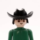 Playmobil Sombrero vaquero ala ancha negro ¡Despiece! | clickclack.es
