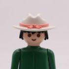 Playmobil Sombrero vaquero blanco lazo rosa ¡Despiece! | clickclack.es