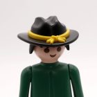 Playmobil Sombrero vaquero negro lazo amarillo ¡Despiece! | clickclack.es