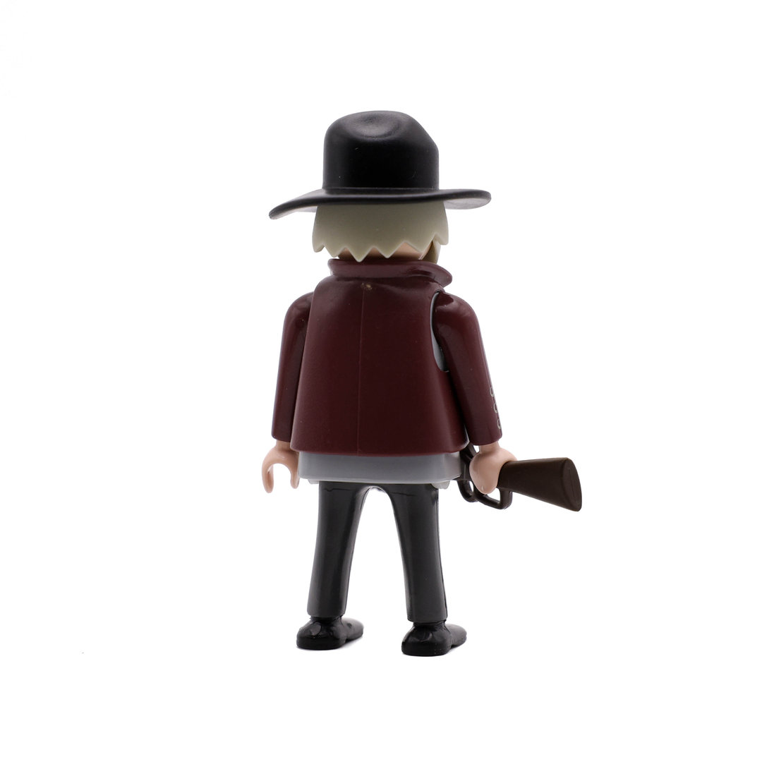 Playmobil Vaquero granjero con fusil y sombrero ¡Mercadillo! | clickclack.es