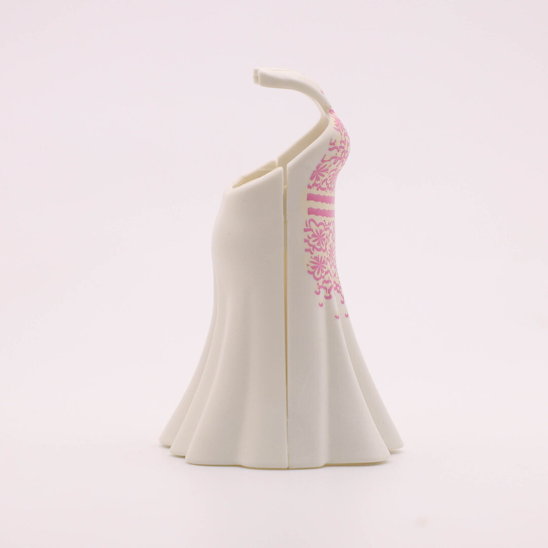Playmobil Vestido largo blanco rosa ¡Despiece! | clickclack.es