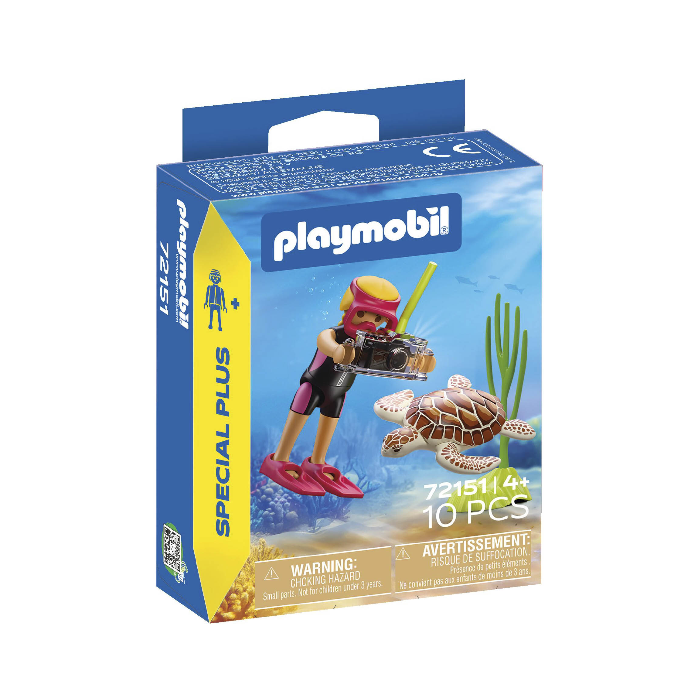 Playmobil 72151 Buceadora con tortuga ¡Special Plus!