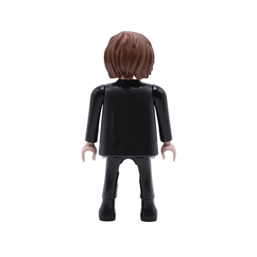 Playmobil Chico de negro ¡Mercadillo!
