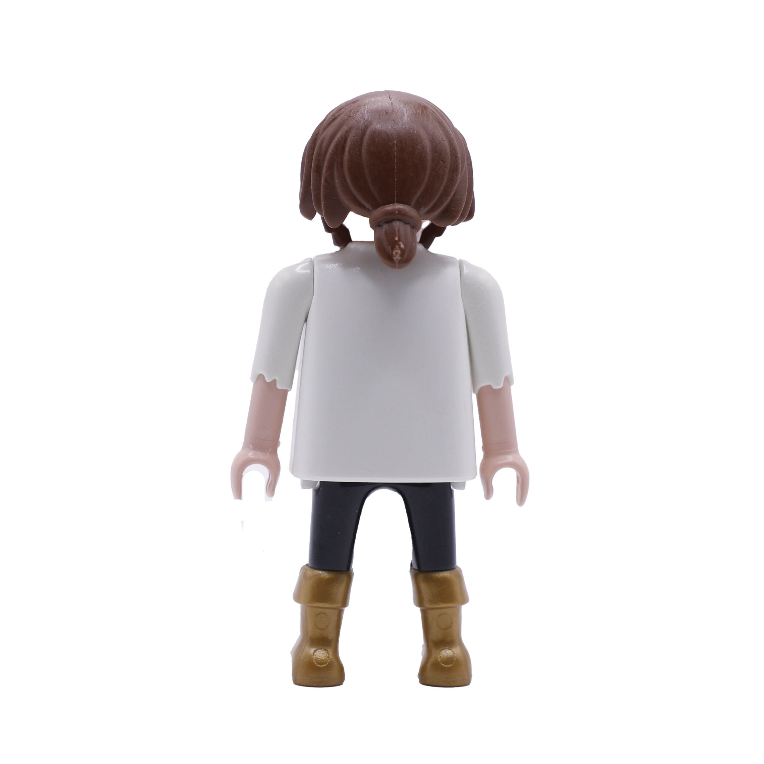 Playmobil Pirata blanco negro con barba castaña