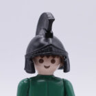 Playmobil Casco romano negro pluma legion romano centurion