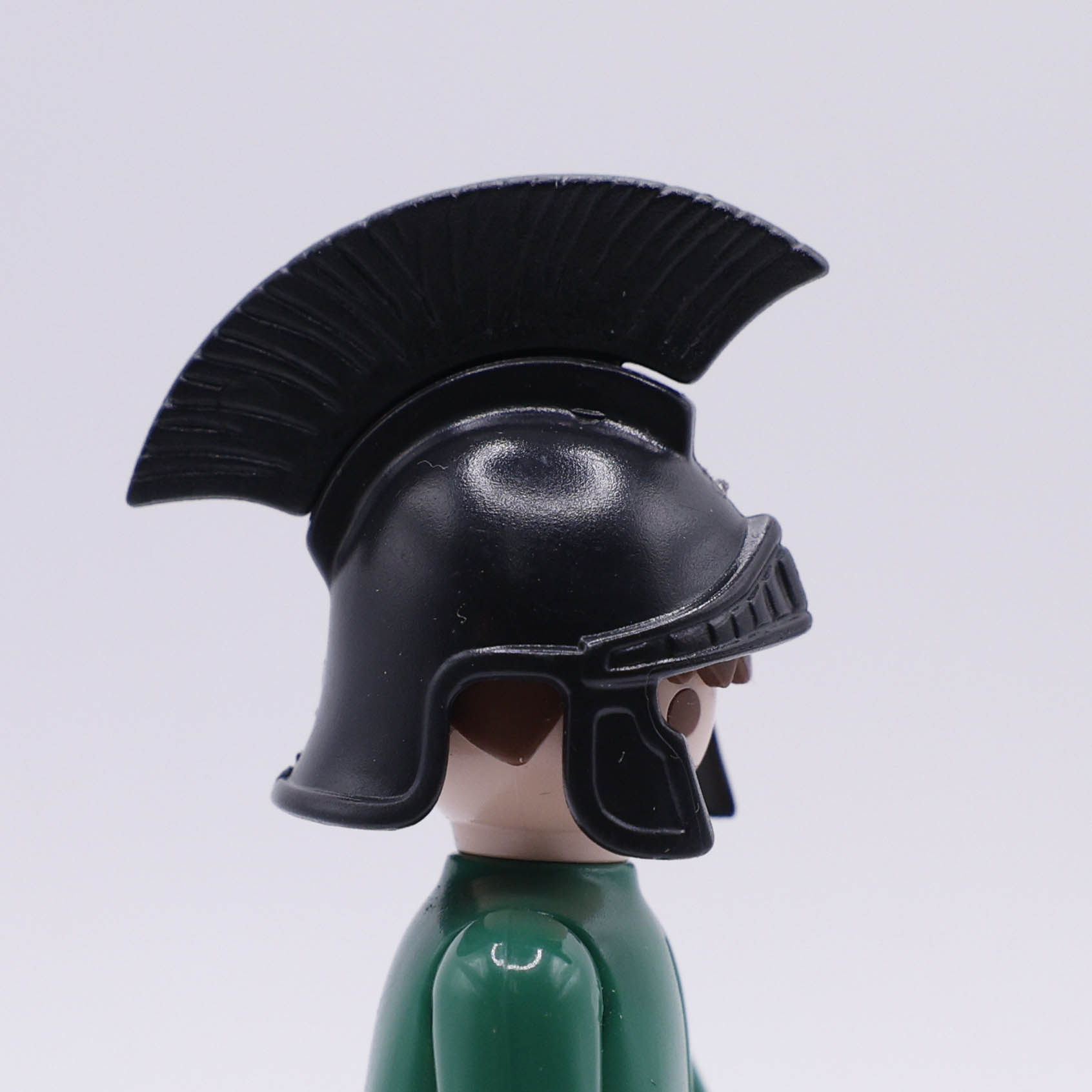 Playmobil Casco romano negro pluma legion romano centurion