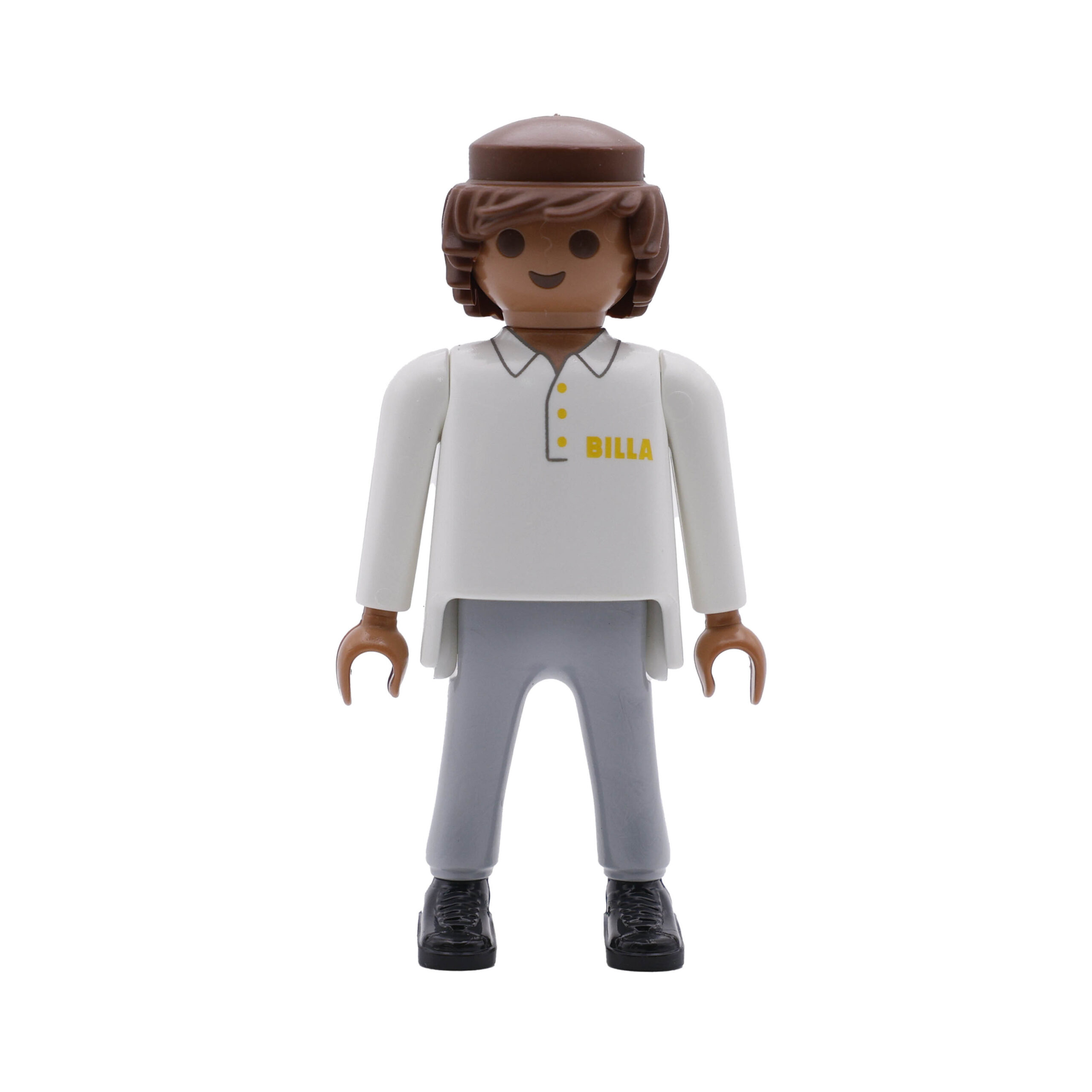 Playmobil Vendedor supermercado tiendas joven dependiente.