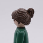 Playmobil Pelo castaño con moño