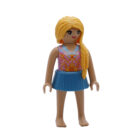 Playmobil Chica rubia falda hawaiana Summer fun playa.