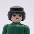 Playmobil Pelo negro corto con moño