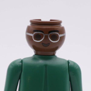 Playmobil Cabeza chico con gafas plateadas