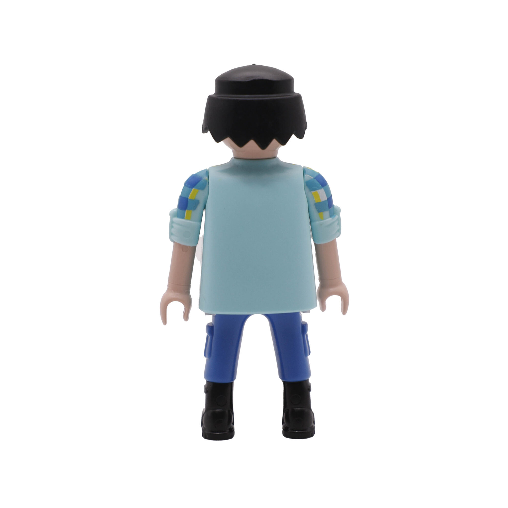 Playmobil Chico de azul camisa a cuadros