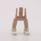 Playmobil Piernas para falda zapato blanco Tipo C