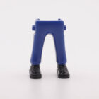 Playmobil Piernas azules zapatillas negras