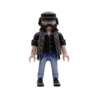 Playmobil Chico barbudo de negro y azul