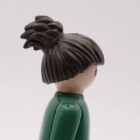 Playmobil Pelo castaño recogido hacia arriba