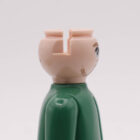Playmobil Cabeza ojos grandes barba marrón clara