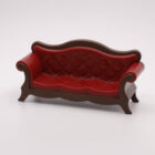 Playmobil Sofa marrón rojo