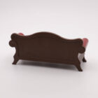 Playmobil Sofa marrón rojo